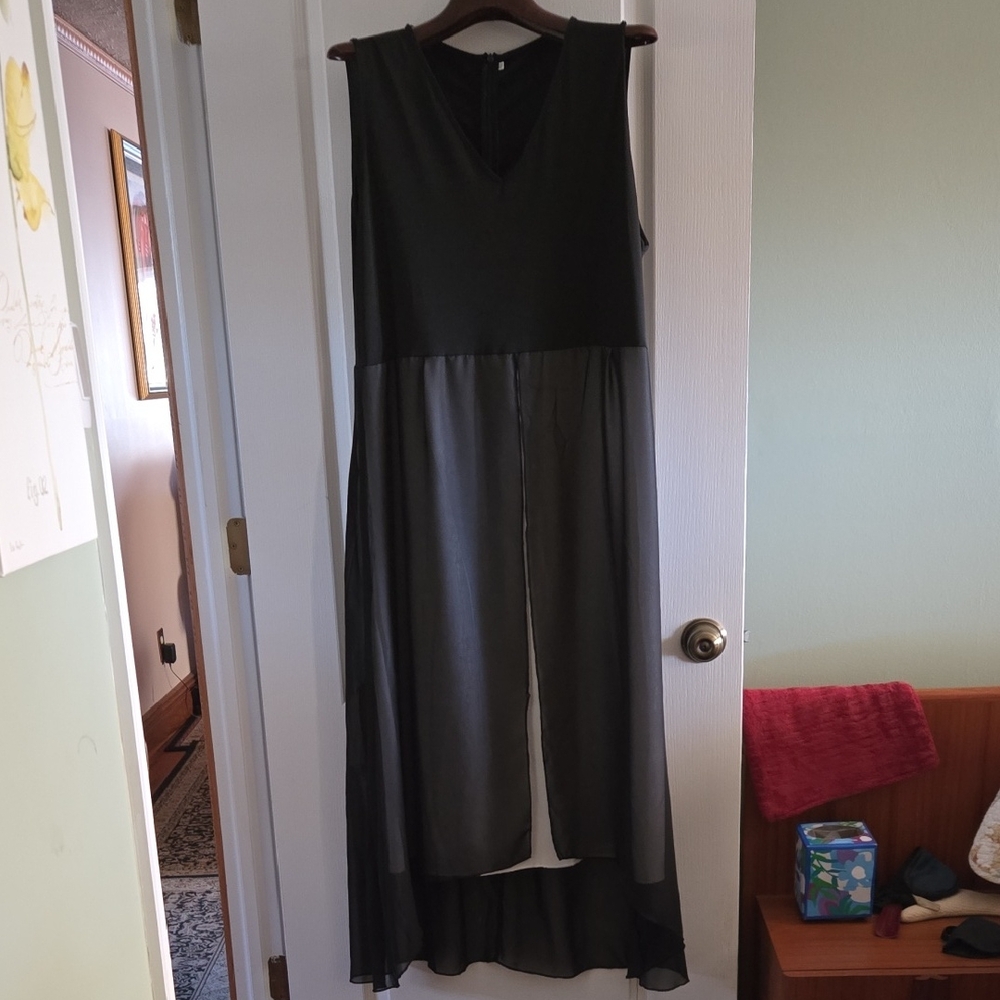 Black And White Long Dress